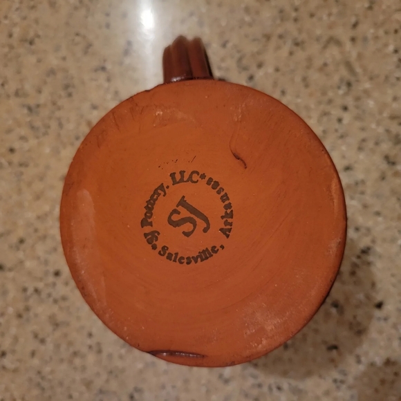 SJP Green Pottery Mug - Picture 4 of 5